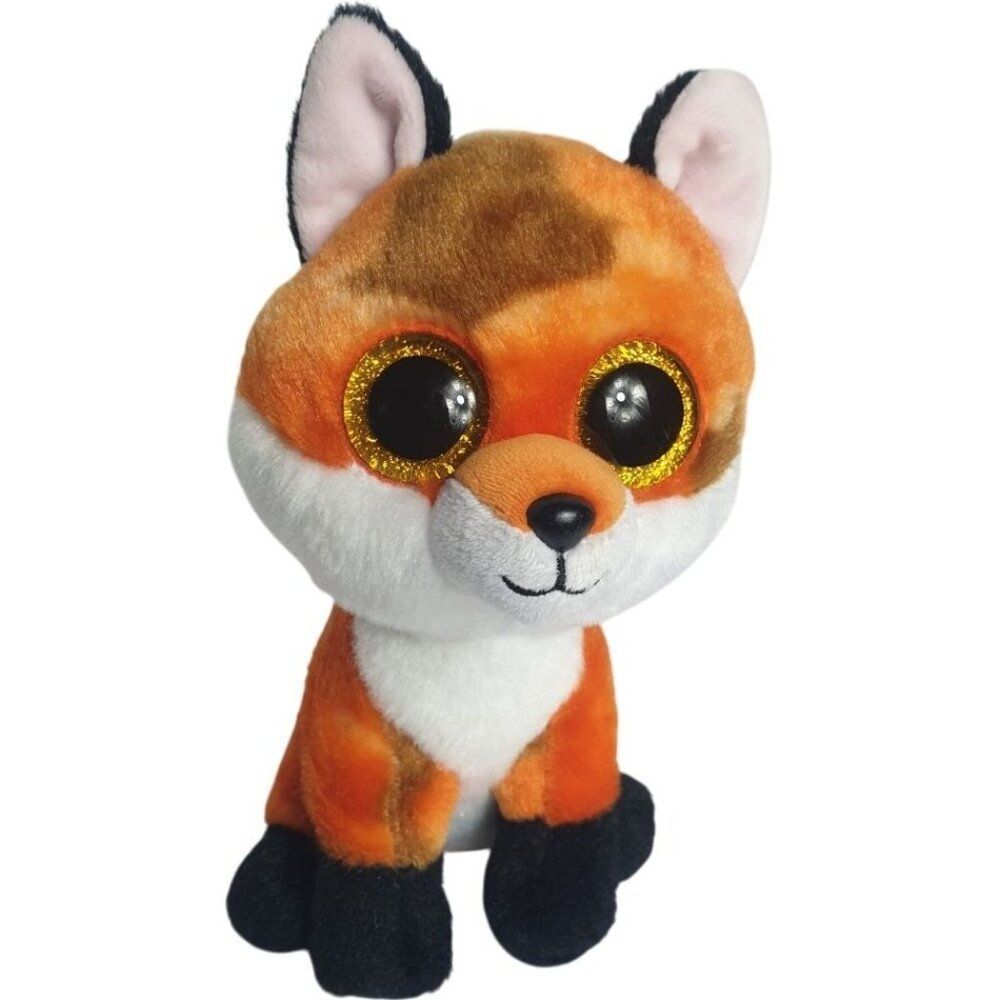Ty Beanie Boos Meadow Red Fox 8" Plush Super Soft Velve Ty Glittered Eyes 2022